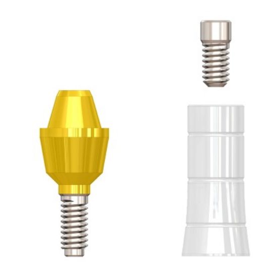 Picture of M.U Straight connection abutment 3mm-Prime