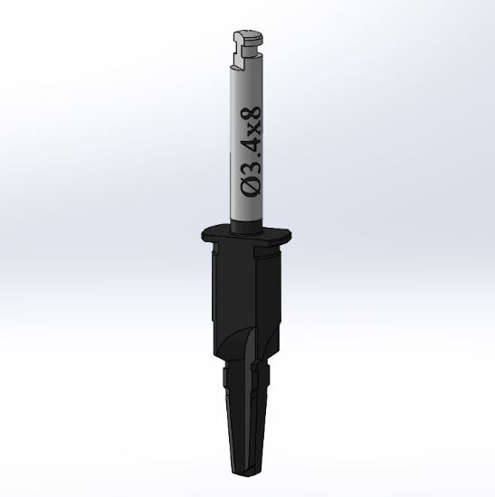Picture of GS Drill D3,4x8 mm DLC