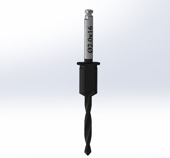 Picture of GS Drill D2,0x16 mm DLC