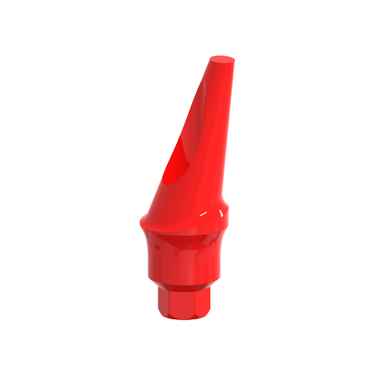 Picture of Anatomic Concave Angulated Castable Hex. Abutment L3mm 15 Deg.