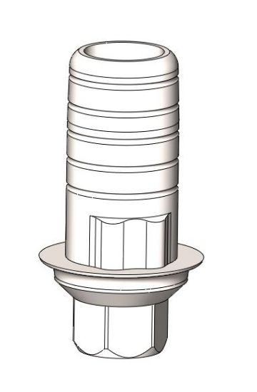 Picture of Concave T-base Hex. - H1.mm L6.mm lock