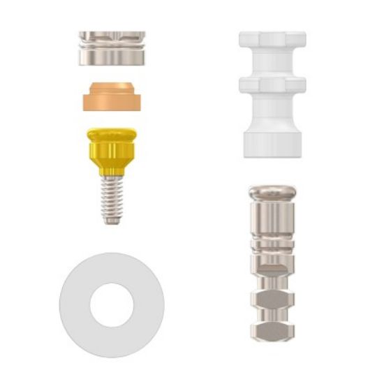 Picture of Clever click straight abutment 1mm-Premium