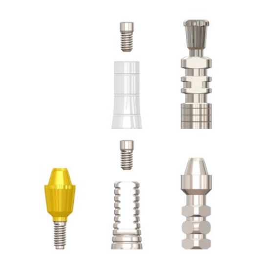 Picture of M.U Straight connection abutment 4mm-Premium