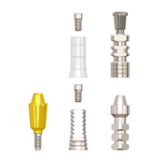 Picture of M.U Straight connection abutment 6mm-Premium