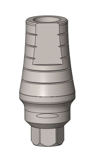 Picture of Concave Straight Hex Abutment L9mm