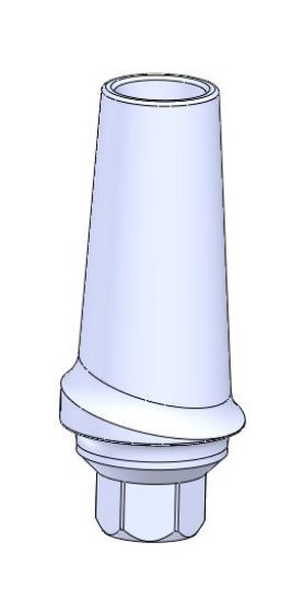 Picture of Anatomic Concave Straight Hex. Abutment L1.mm