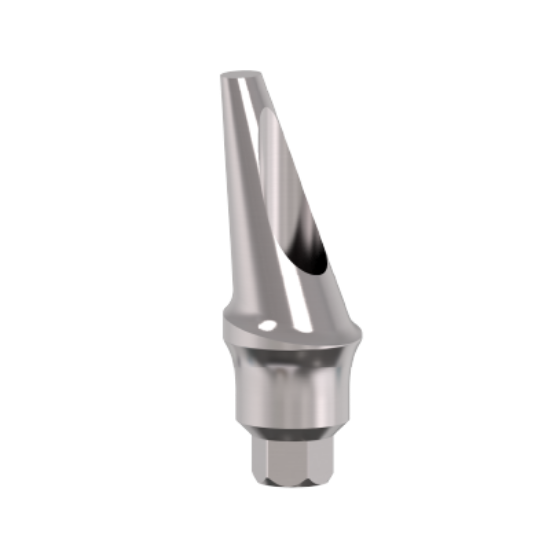 Picture of Anatomic Concave Angulated Hex. Abutment L3mm 15 Deg.