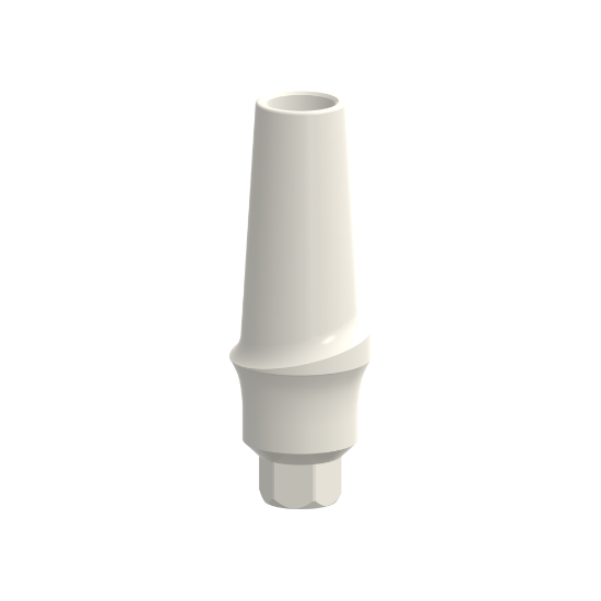 Picture of Anatomic Concave Straight Temporary Hex. Abutment L3mm